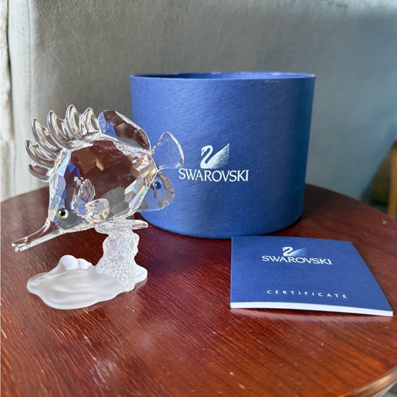 Swarovski Crystal Longnose Butterfly Fish figurine 666567